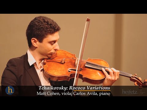 Tchaikovsky: Variations On A Rococo Theme | Matt Cohen, viola; Carlos Avila, piano