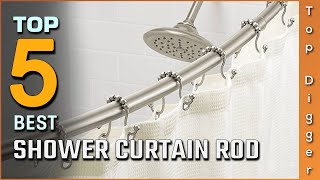 5 Best Shower Curtain Rods Review in 2023 - On The Market To