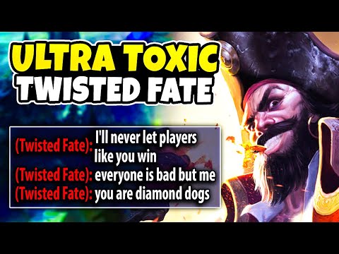 *MAXIMUM TOXICITY* Twisted Fate Was ACTUALLY ANGRY We Were Diamond Players!