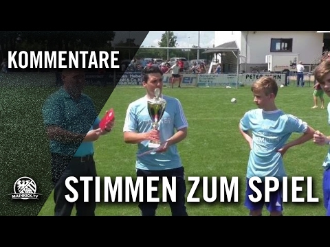 Die Stimmen zum Spiel (Spvgg. Seligenstadt - Sportfreunde Seligenstadt, U15 C-Junioren, Kreisliga A)