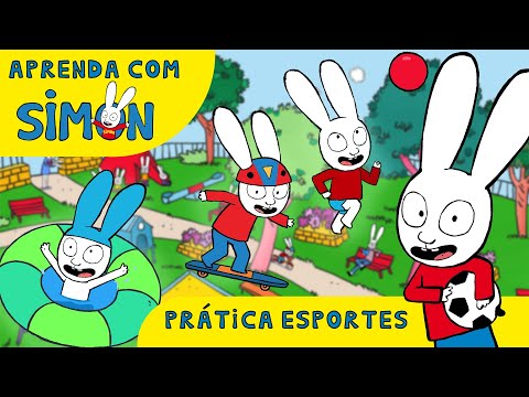Capa de Simon - Simon pratica esportes *Aprenda com Simon* HD [Oficial] Português Brasileiro