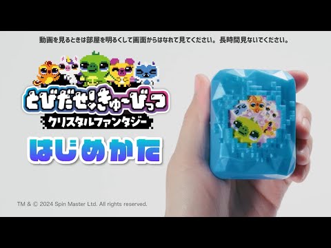 【とびだせ！きゅーびっつ クリスタルファンタジー】はじめの操作方法