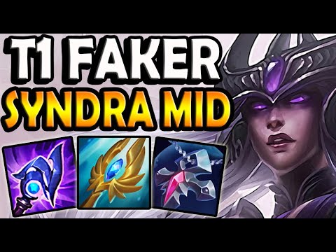 T1 Faker SYNDRA vs FIZZ MID - Patch 11.1 Ranked Korea ✅