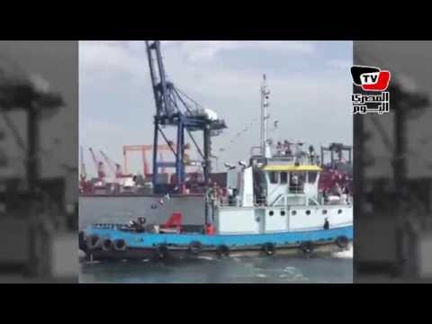 وزير النقل يتفقد موقع السفن الغارقة بميناء الاسكندرية وعملية انتشالها