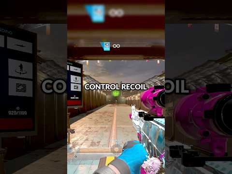 How To Control Recoil in Siege! #rainbowsixsiege #gaming #shorts #new #siege #jynxzi