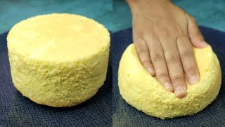3 Ingredient Sponge Cake | No Baking Powder No Baking Soda Needed! Italian Sponge Cake Recipe