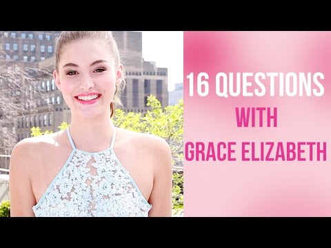 Rapid Fire: 16 Questions with Grace Elizabeth