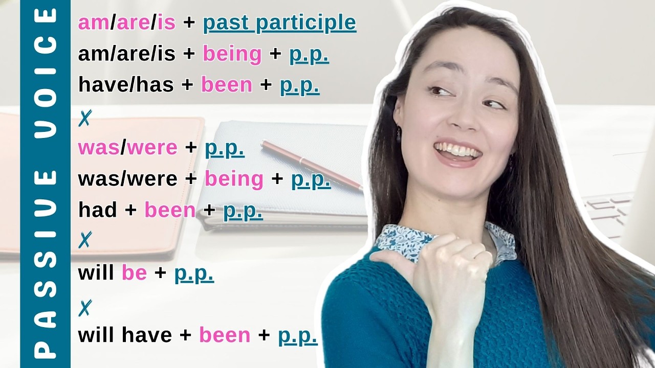 THE PASSIVE VOICE in English | with LOTS of examples!