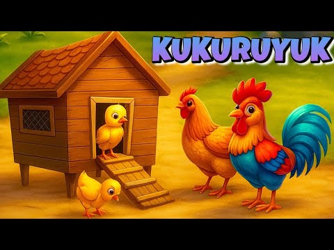 Lagu Anak Kuku Kukuruyuk - Lagu Ayam Berkokok | Lagu Anak Edukasi Ceria