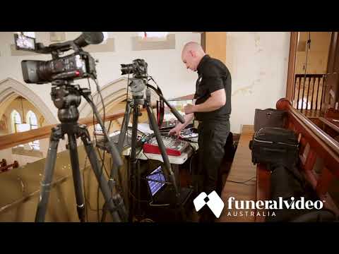 Funeral video Australia behind the scenes -  Live Stream set up