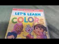Nickelodeon LET S LEARN COLORS DVD OVERVIEW
