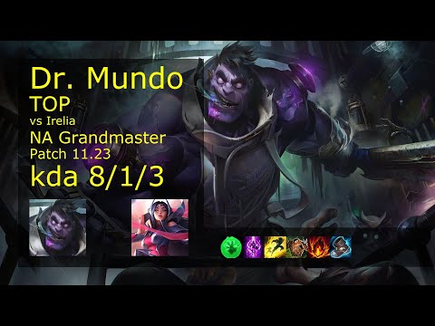 Rank 1 NA Dr. Mundo: Top vs Irelia