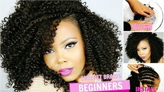 👌 HOW TO| CROCHET BRAIDS FOR BEGINNERS STEP BY STEP | OUTRE XPRESSION 3C WHIRLY LOOP | TASTEPINK