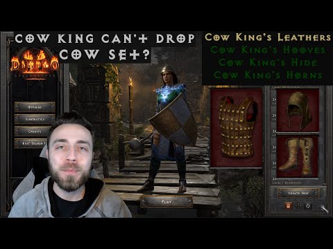 The Cow King STILL Can't Drop The Cow Set In 2022! | Diablo 2 Resurrected Bug D2R Ladder Season 1