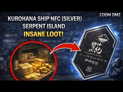 How to Find Kurohana Ship Room (silver) & Use Kurohana Ship NFC (Silver) | COD Mobile DMZ