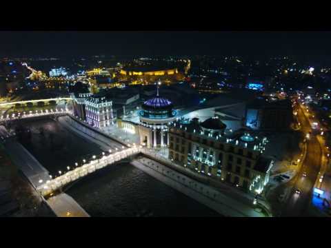 The Night Sky Over Skopje