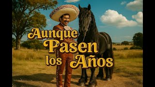 Aunque pasen los años (LYRYC VIDEO) (MARIACHI ESTILO VICENTE FERNÁNDEZ) 2025