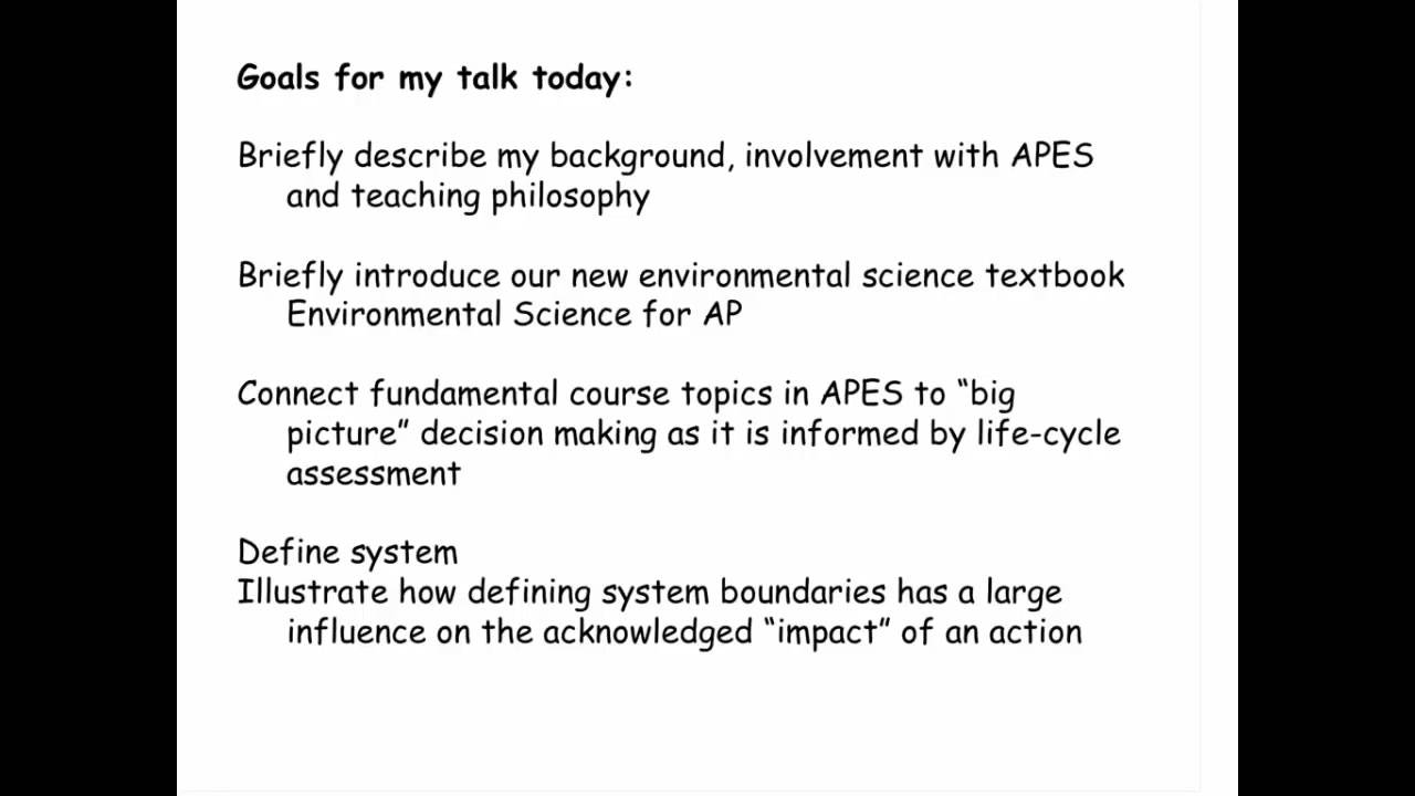 Environmental Decision Making (Part 1)