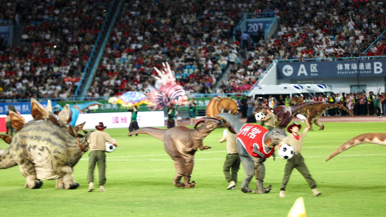 El escuadrón de dinosaurios de la Súper Liga de Jiangsu