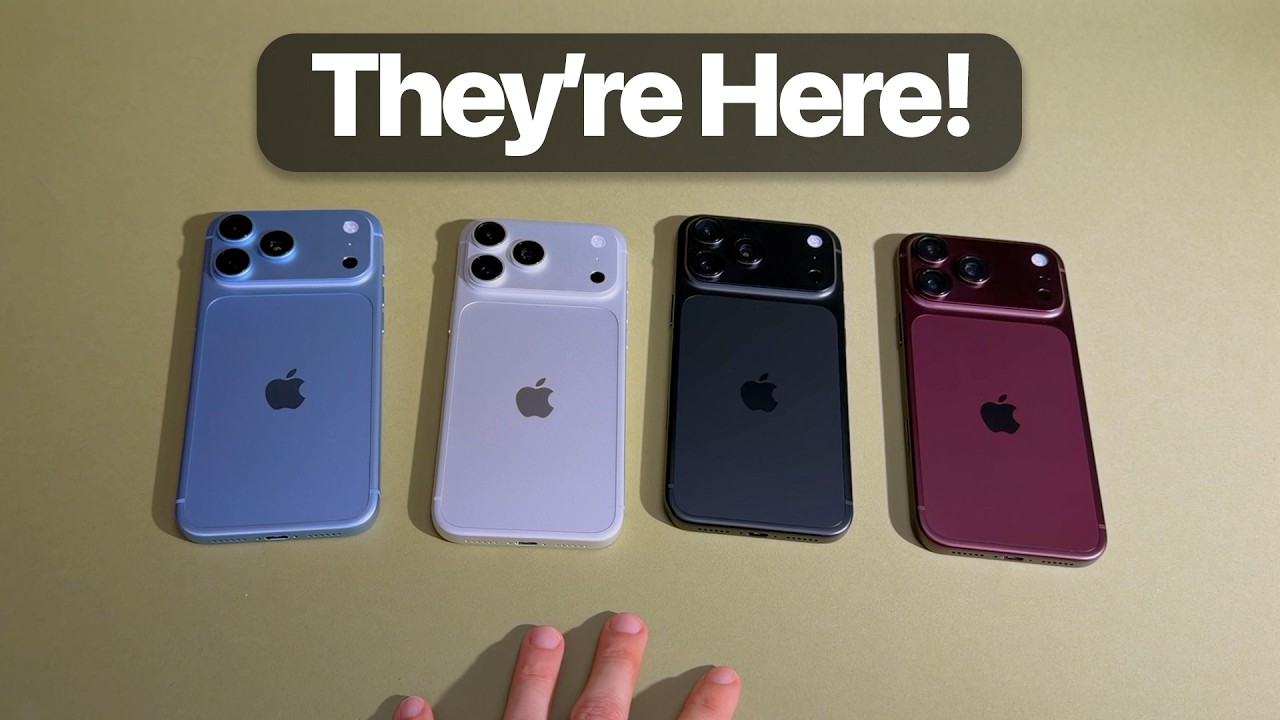 iPhone 18 Pro & Max: First Hands-on All Colors!