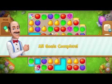 Gardenscapes Level 1930 With No Boosters - Easter Collection: Bird Mail