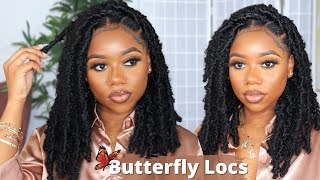 DISTRESSED BUTTERFLY LOCS TUTORIAL 🦋 (NEW METHOD) | Protective Style | Janet Collection Nala Tress