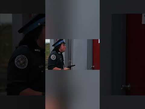 Zed drops the door   Police Academy