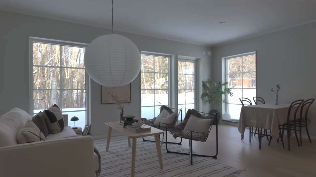 Radhus på Nyproducerade klimatsmarta radhus med låg månadskostnad! Hönsarvet Borlänge kommun - video