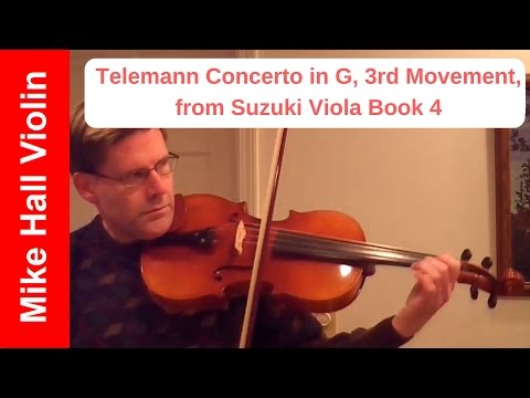 Telemann Concerto in G, 3rd movement from Suzuki Viola Book 4