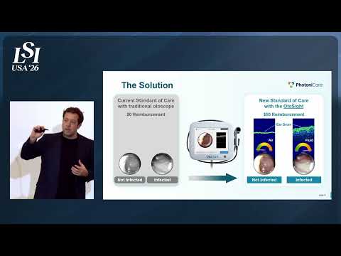 Ryan Shelton, PhotoniCare - Handheld OCT for diagnosing middle ear infections | LSI USA '26