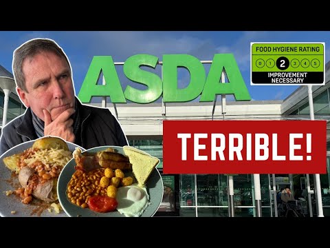 I Review ASDA Cafe - The Worst Supermarket Cafe!! Terrible!!