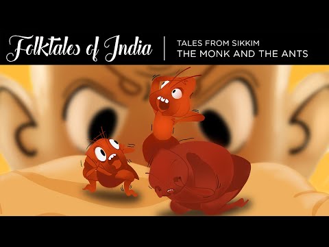 Folktales of India - Tales from Sikkim - The monk and the ants