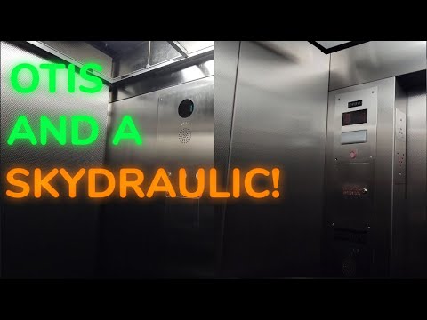 OTIS Traction And A Skydraulic Elevators! | A Parking Structure | Portland, OR