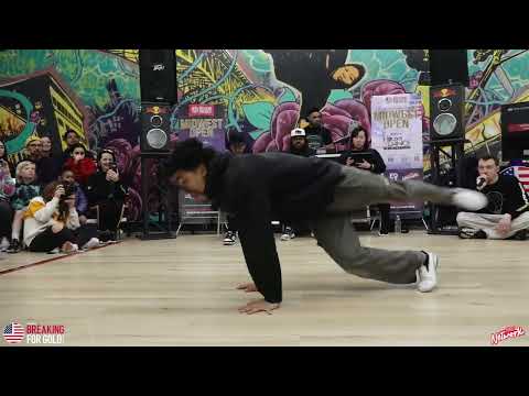 Valencio Vs Zeku -B-Boy Semis - Midwest Open 2023 - Breaking For Gold USA - BNC