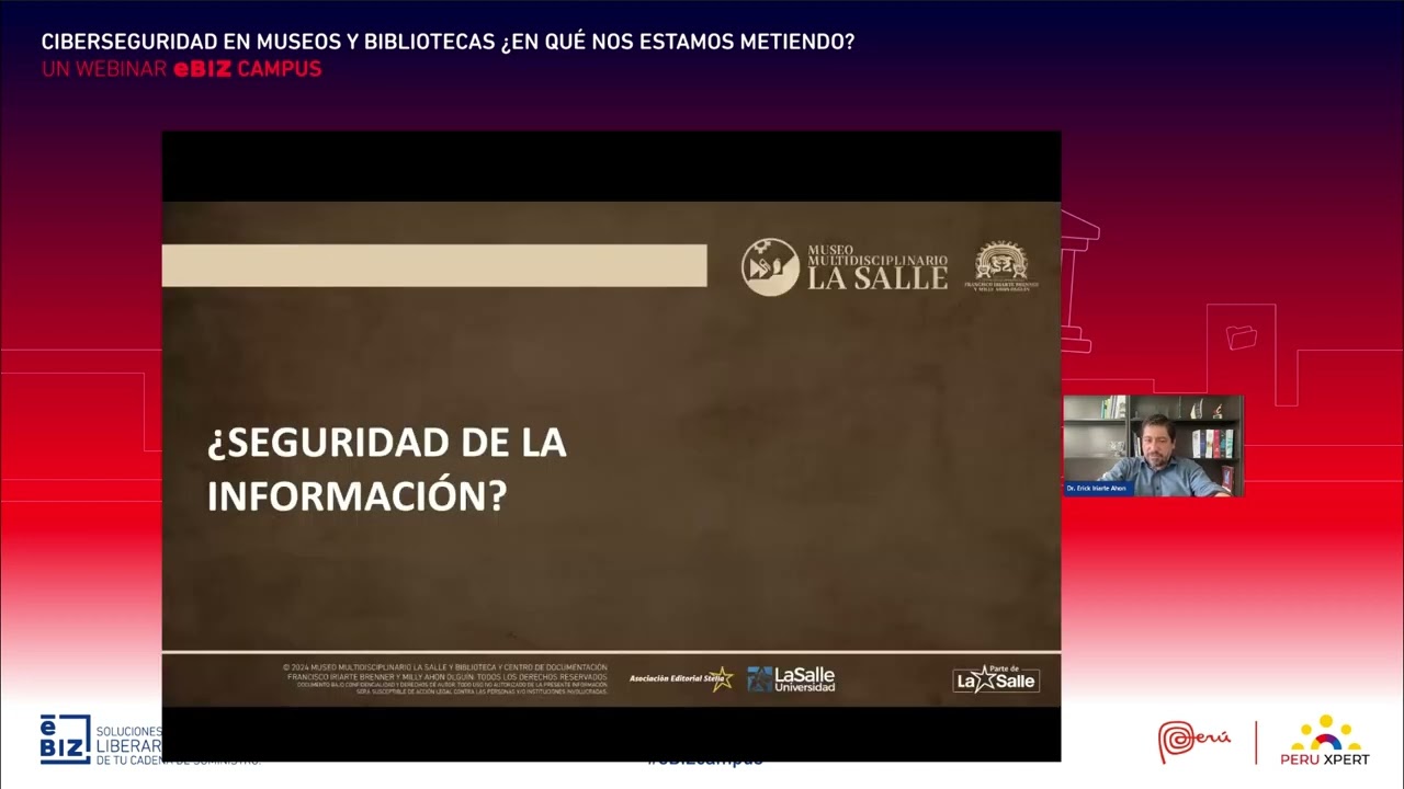 Ciberseguridad en Museos y Bibliotecas ¿En qué nos estamos metiendo? | eBIZ Campus