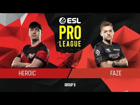 CS:GO - FaZe vs. Heroic [Dust2] Map 2 - Group B - ESL Pro League Season 9 Europe
