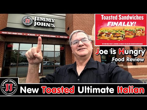 Jimmy John’s NEW Toasted Ultimate Italian Review 🥖🔥 | Toasted Sandwich Taste Test | Joe is Hungry