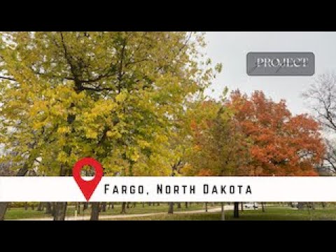 Fargo, North Dakota peaceful driving tour, fall foliage and #fargo facts