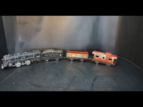 MARX PREWAR 999 / 3 ORIGINALS CARS / EBAY $ 10 / ONLY BIDDER / RUNNING !!!