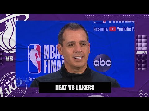 弗蘭克-沃格爾驚歎於安東尼-戴維斯贏得NBA總冠軍的意志｜2020年NBA總決賽。 (Frank Vogel marvels at Anthony Davis' will to win an NBA championship | 2020 NBA Finals)