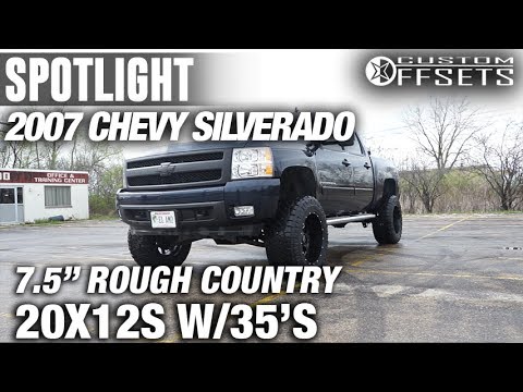 Spotlight - 2007 Chevy Silverado 1500, 7.5” R/C Lift, 20x12’s, and 35’s