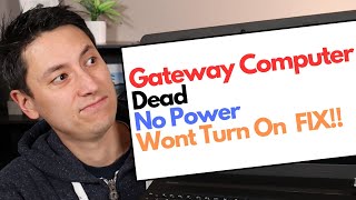 Gateway Computer Wont Turn On / Dead / No Power FIX