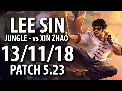 Lee Sin vs Xin Zhao - JUNGLE - Full Game | PATCH 5.23