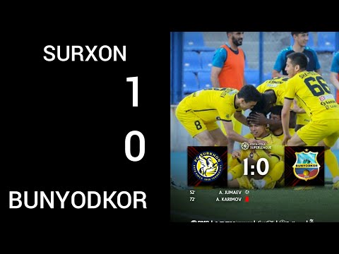 SURXON vs BUNYODKOR | #superliga / surxon bunyodkor
