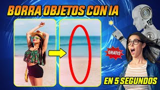 Como BORRAR OBJETOS Y MARCAS DE AGUA de UNA FOTO GRATIS con AI EASE GRATIS 🚀
