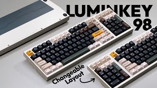 One Keyboard, Two Layouts - LUMINKEY98 Review Teardown & Sound Test
