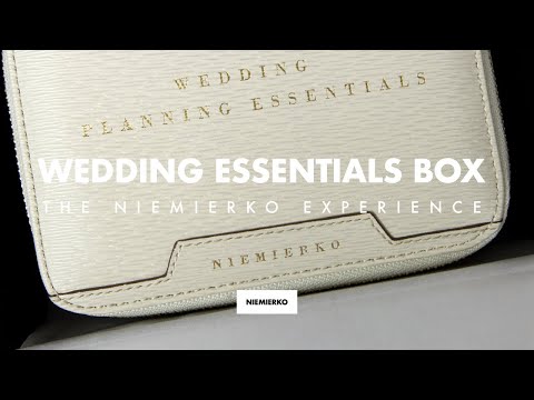 Caixa Essencial para Planejamento de Casamento Niemierko por Anya Hindmarch