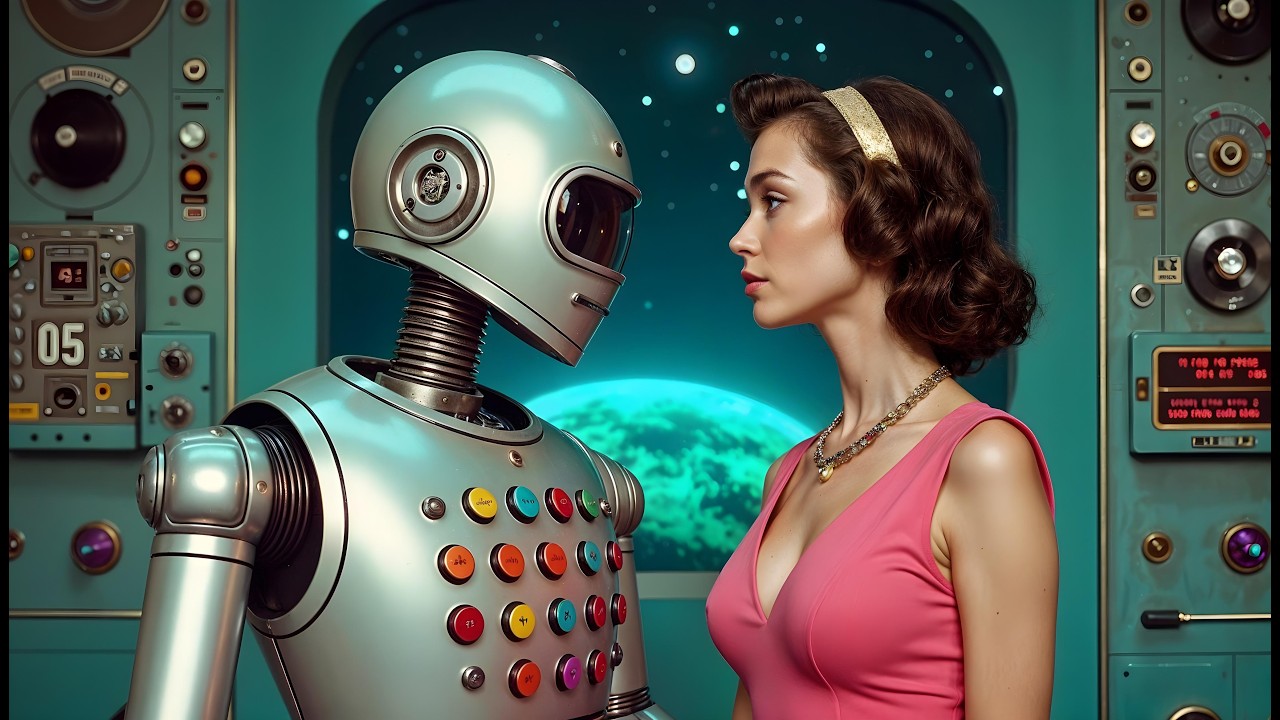 Love, Friends & Robots | Life in Retro Future World - AI Short Film
