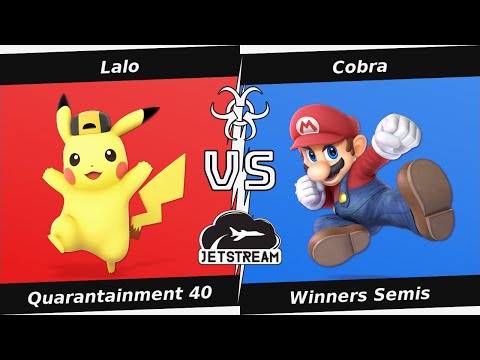 Quarantainment 40 Winners Semis - Lalo (Pikachu) Vs. Cobra (Mario) Smash Ultimate - SSBU