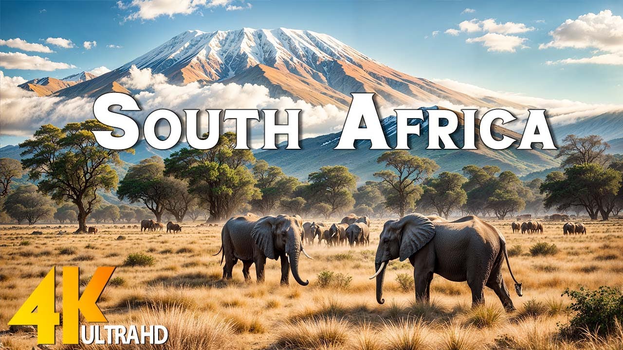 Top 3 South Africa Most Beatiful Nature - Scenic Relaxation Film With Inspiring Cinematic Music